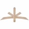 Ekena Millwork Alberta Smooth Timber Gable Bracket, Douglas Fir, 48"W x 22"H x 1 1/2"D x 3 1/2"F, 11/12 Pitch GBW048X22X0204ALB00SDF - alternate 1